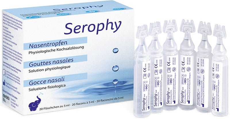 Gouttes nasales Serophy 40 x 5ml flacons individuels