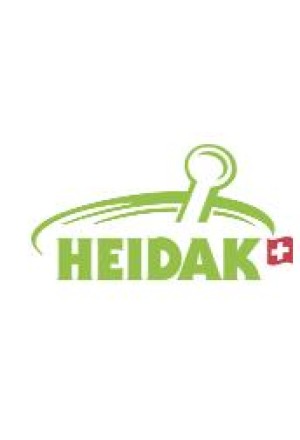 Bouteille PET recyclée HEIDAK 100ml marron sans bouchon 50 pièces