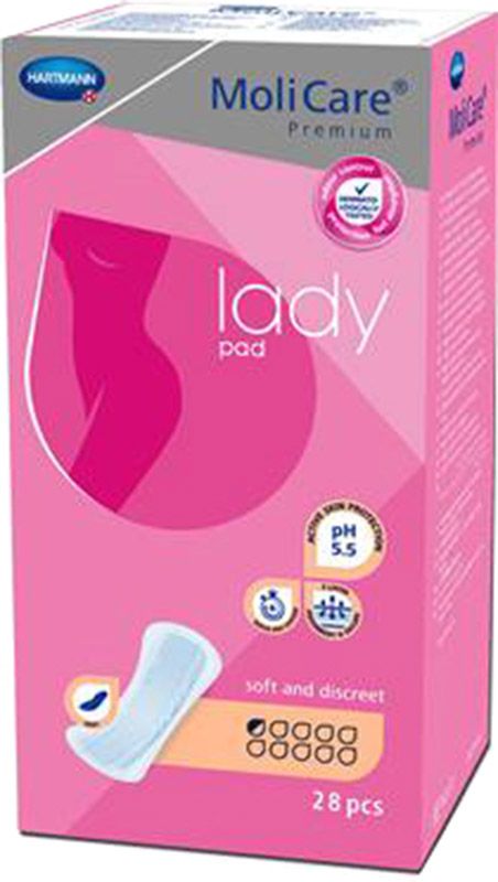 MoliCare Lady Pad 0.5 gouttes 28 pièces MoliCare Lady Pad 0.5 gouttes 28 pièces