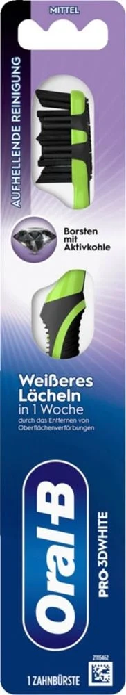 ORAL-B Pro 3DWhite Brosse à dents manuelle Charbon actif 40 Med