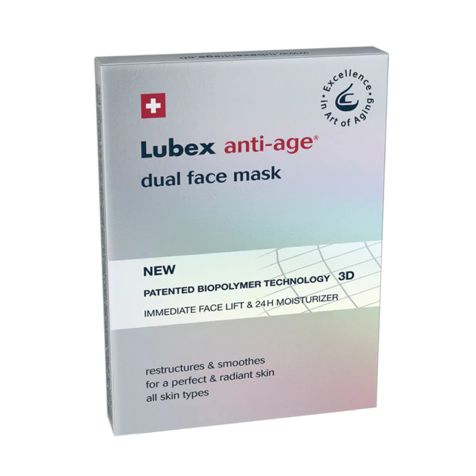 Lubex anti-age dual face mask 4 pièces