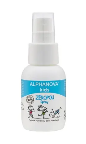 Alphanova kids ZEROPOU spray préventif 50ml Alphanova kids ZEROPOU spray préventif 50ml