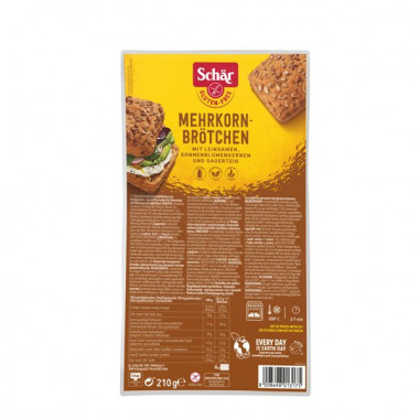 Schär Petits pains multicéréales sans gluten 210g Schär Petits pains multicéréales sans gluten 210g
