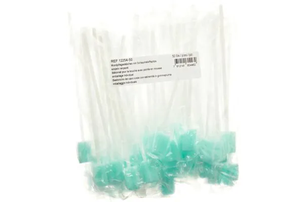 Pepco Bâtonnets de soins buccaux en mousse emballés individuellement 50 x