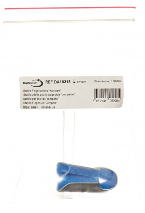 Attelle pour doigt OMNIMED DALCO S argent bleu Attelle pour doigt OMNIMED DALCO S argent bleu