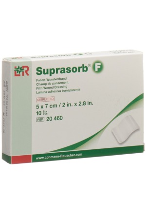 Suprasorb F pansement en film 7x5cm stérile 10 pièces