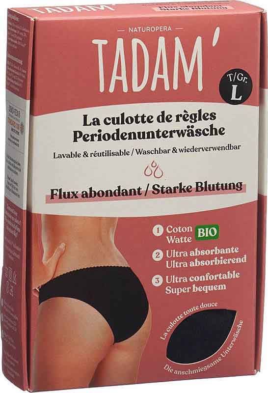 TADAM Sous-vêtements périodiques saignement abondant L