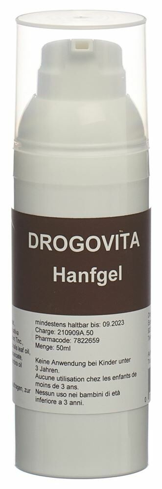 DROGOVITA Gel de chanvre Disp 50ml DROGOVITA Gel de chanvre Disp 50ml