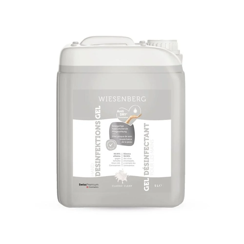 Gel désinfectant pour les mains Wiesenberg Classic Clear 5lt