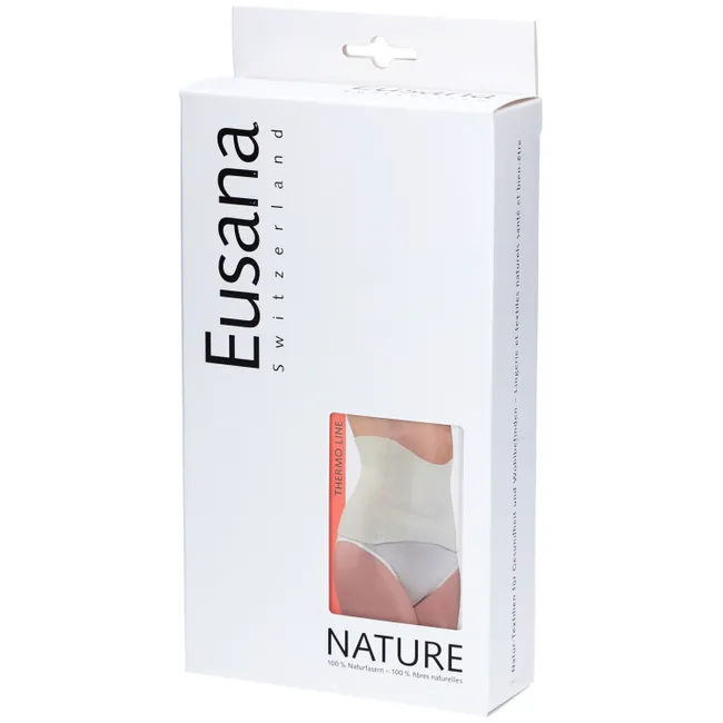 EUSANA Chauffe-reins anatomique M ivoire 100% soie