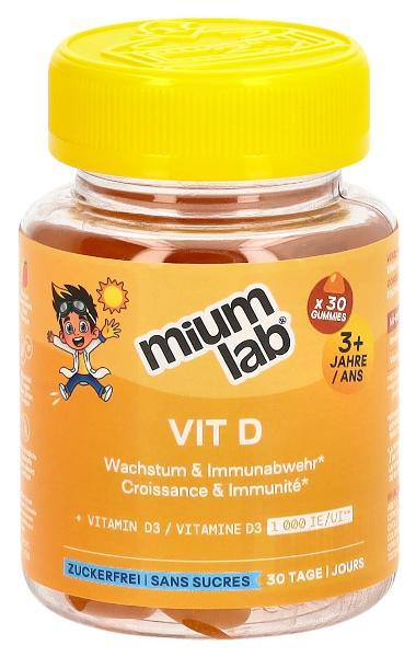 MiumLab Kids Gommes Vit D 30 pièces