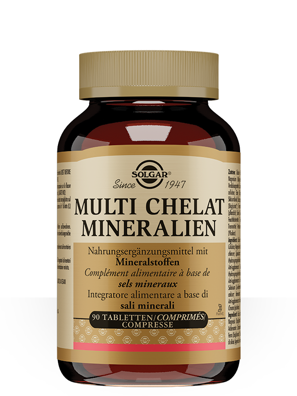Solgar Multi Comprimé Minéral Chélaté 90 Comprimés