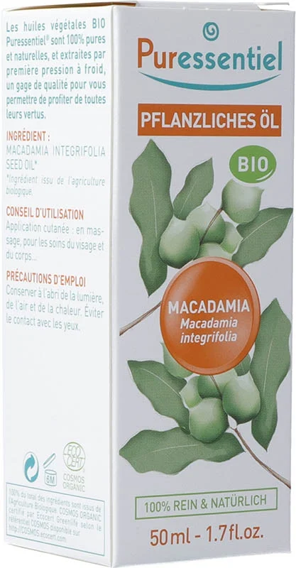 Puressentiel Pflanzenöl Macadamia Bio 50 ml