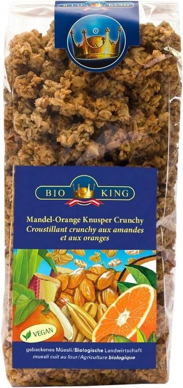 BIOKING Croustillant Amande Orange Bio 375g