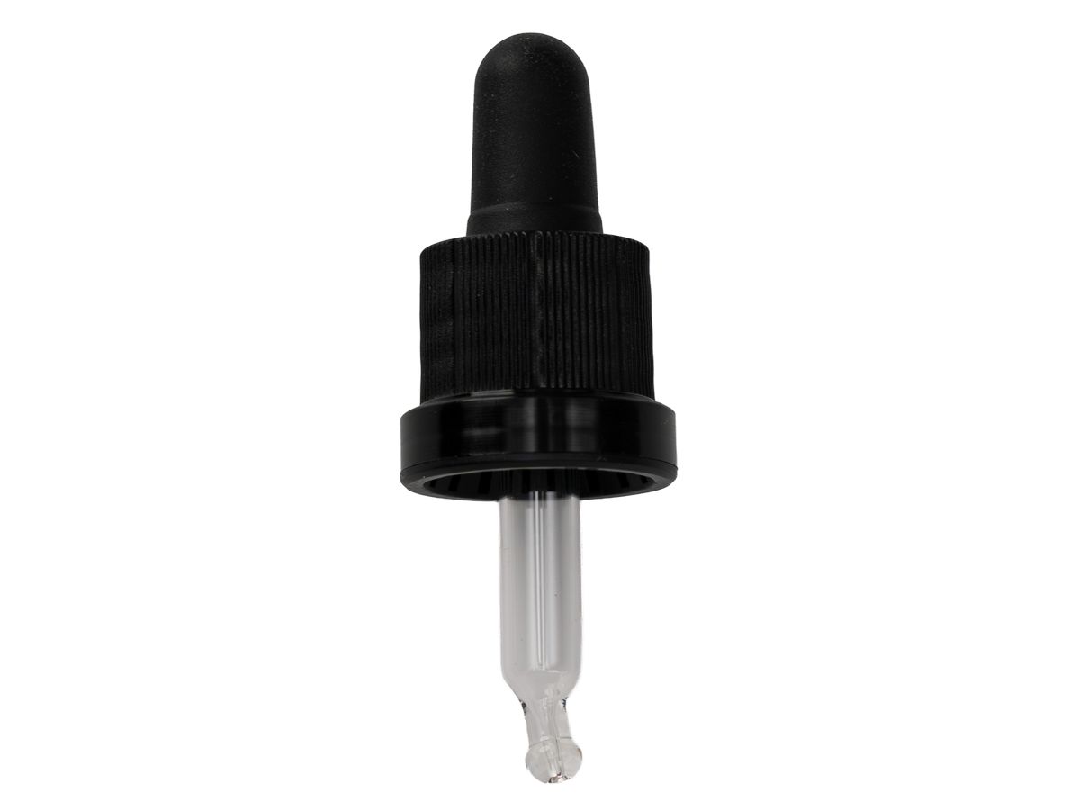Pipette AROMALIFE 5ml noire pour flacons en verre brun