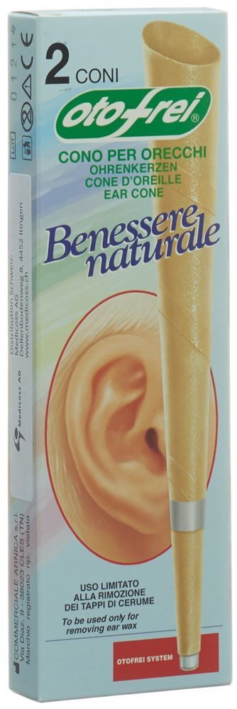 OTOFREI Bougies auriculaires 2 pièces