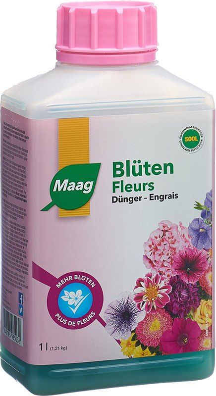 MAAG Engrais pour fleurs Konz Fl 1lt MAAG Engrais pour fleurs Konz Fl 1lt