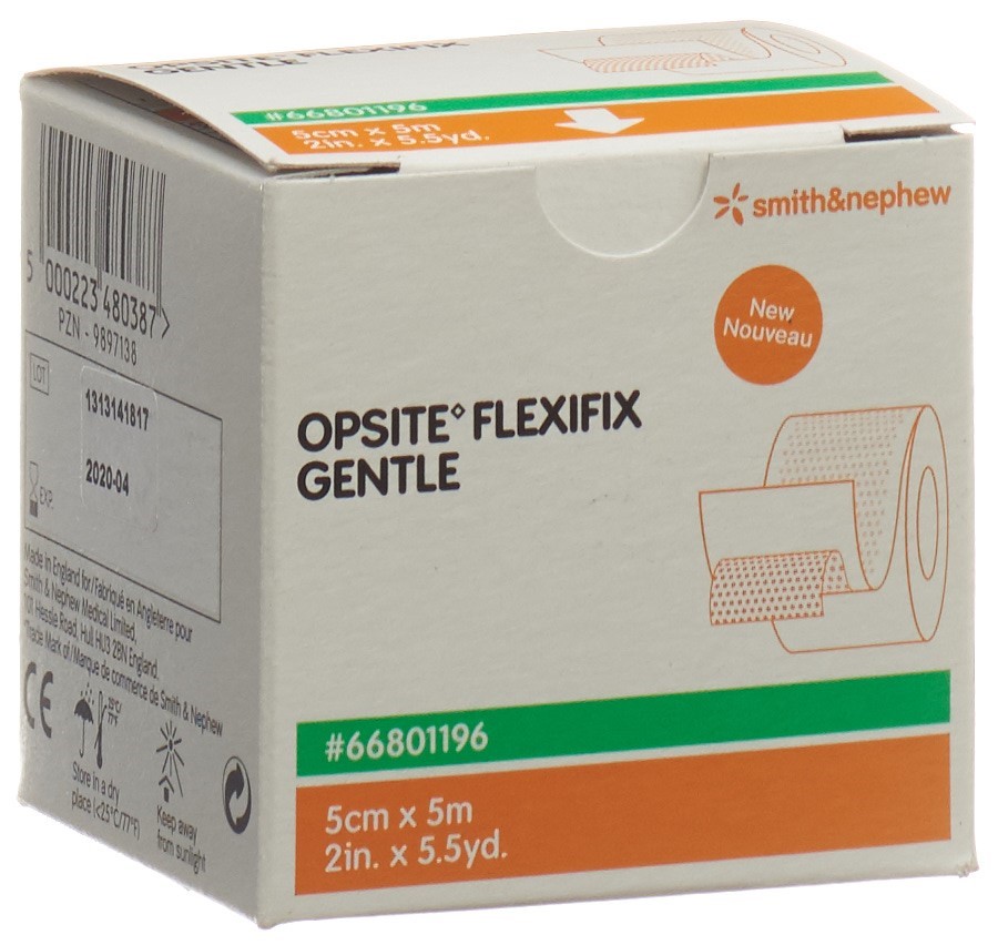 OPSITE FLEXIFIX GENTLE Pansement film 5cmx5m