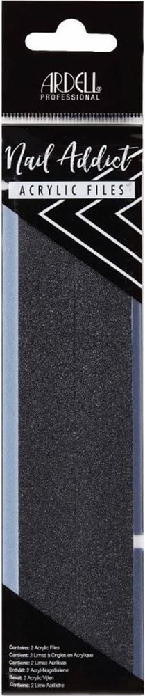 ARDELL Nail Acrylic File Black Padded 2 pièces