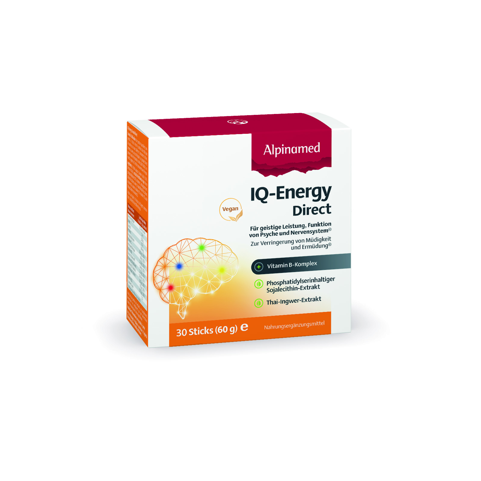 ALPINAMED IQ-Energy Direct 30 bâtonnets de 2 g