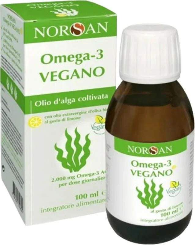NORSAN Omega-3 vegan huile d'algues bouteille 100ml NORSAN Omega-3 vegan huile d'algues bouteille 100ml
