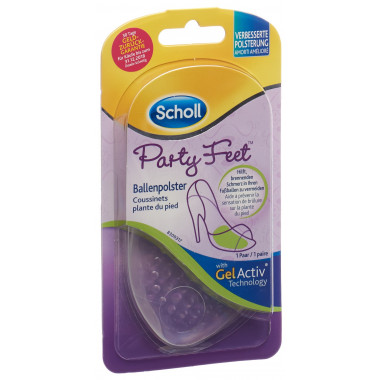 Scholl Party Feet Coussinets 1 paire Scholl Party Feet Coussinets 1 paire