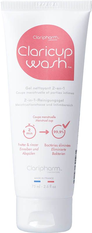 Gel nettoyant Claricup Wash 75ml