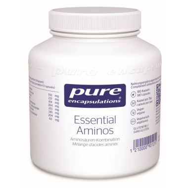 Pure Essential Aminos Capsules Ds 180 pièces Pure Essential Aminos Capsules Ds 180 pièces