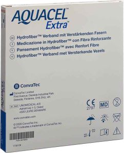 Pansement AQUACEL Extra Hydrofiber 15x15cm 5 pièces