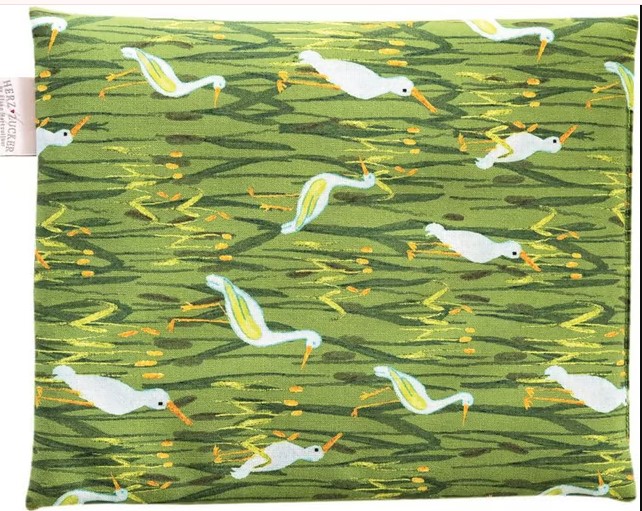 COUP DE COEUR Coussin aux pépins de raisin 26x21cm vague