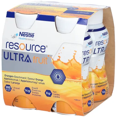Resource Ultra Fruit Orange 4 Fl 200ml
