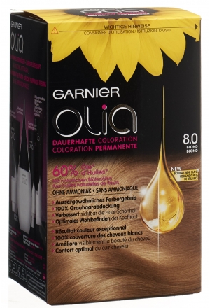 OLIA couleur de cheveux 8.0 blond
