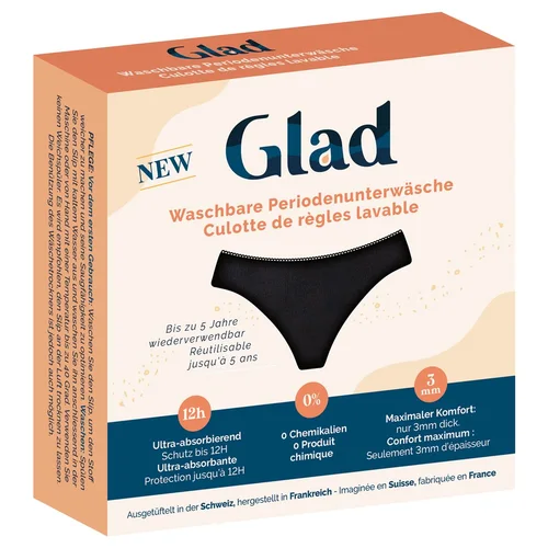 Glad nuit sous-vêtements périodiques XL fort