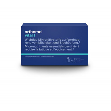 Orthomol Vital f ampoules buvables 7 pièces Orthomol Vital f ampoules buvables 7 pièces