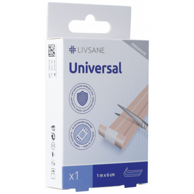 Livsane Premium Pansement universel 1mx6cm Livsane Premium Pansement universel 1mx6cm