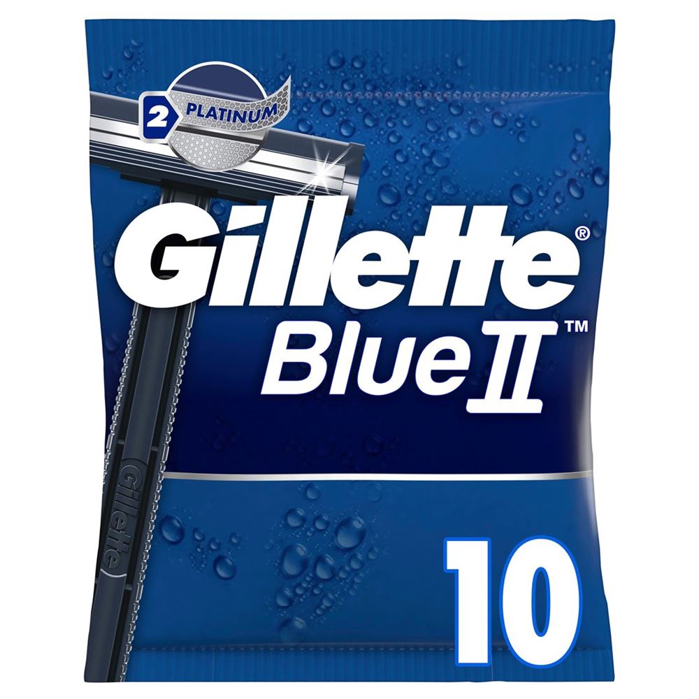 GILLETTE Blue II rasoir jetable (nouveau) 10 pièces