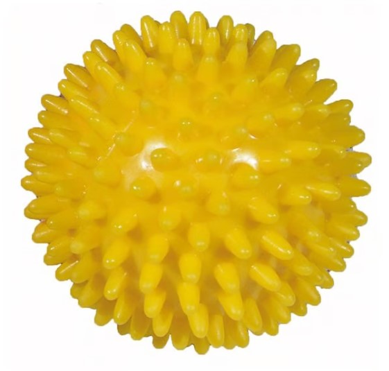 Balle de massage à picots Sundo ø8cm jaune Balle de massage à picots Sundo ø8cm jaune