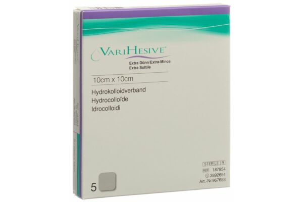 Pansement VARIHESIVE 10x10cm extra fin 5 pièces