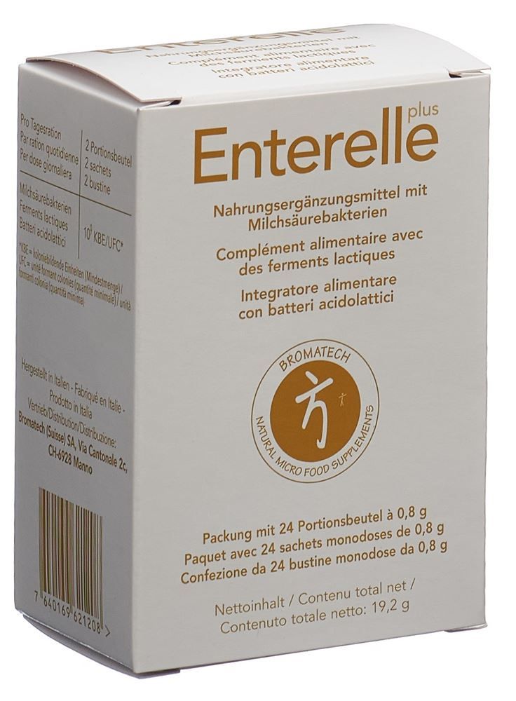 ENTERELLE PLUS BROMATECH poudre 24 stick 0.8g ENTERELLE PLUS BROMATECH poudre 24 stick 0.8g