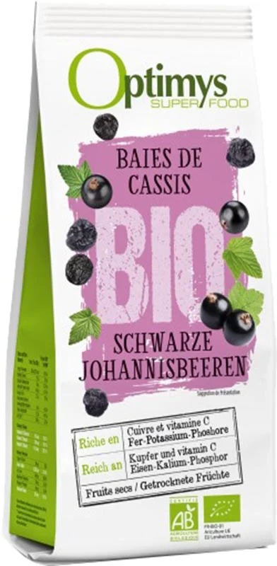 Groseilles à grappes Optimys bio 180g