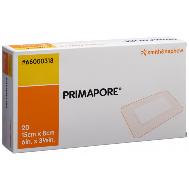 Primapore pansement 15x8cm stérile 20 pièces Primapore pansement 15x8cm stérile 20 pièces