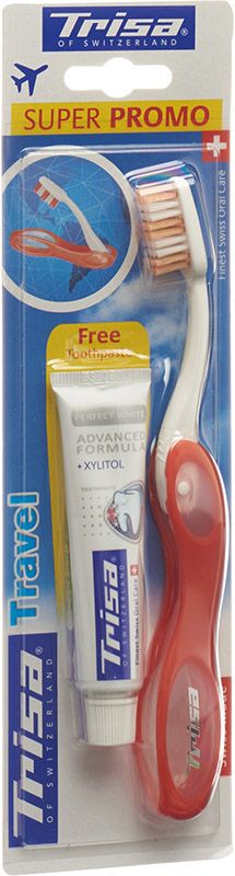 Trisa Travel Promo avec dentifrice gratuit Trisa Travel Promo avec dentifrice gratuit
