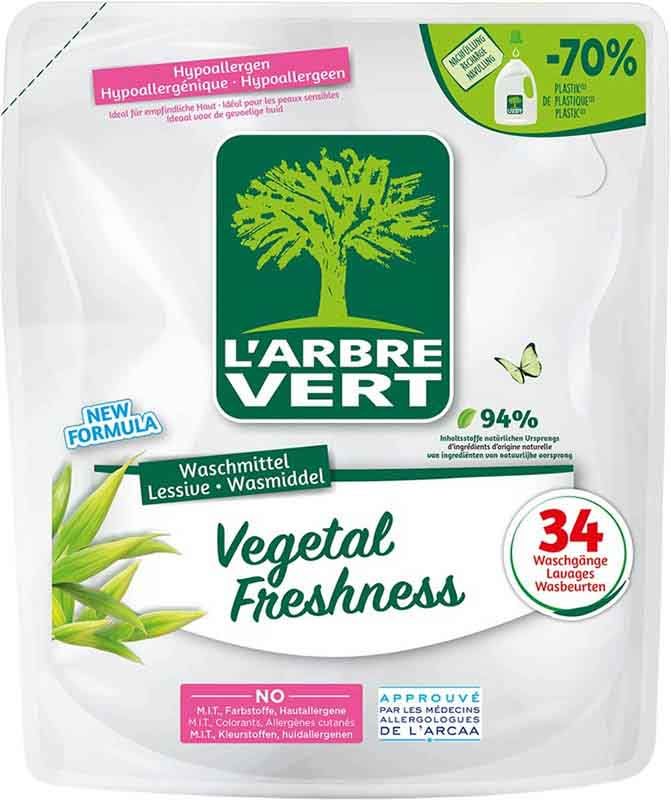 L'ARBRE VERT Recharge lessive liquideget 1.53lt