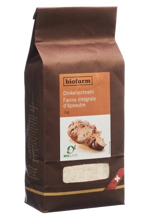 Farine complète d'épeautre Biofarm Bourgeon 1 kg