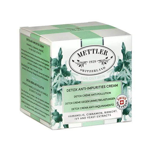 Crème détox Mettler 1929 contre la pollution environnementale, 50 ml