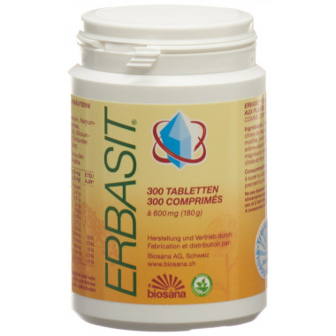 ERBASIT sels minéraux en comprimés avec des herbes 300 pièces