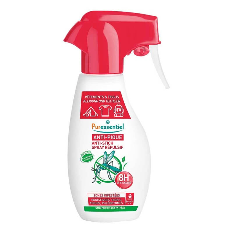 Puressentiel Spray Anti-Piqûres Vêtements et Textiles 150ml Puressentiel Spray Anti-Piqûres Vêtements et Textiles 150ml