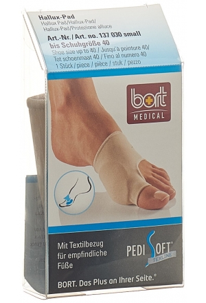 Bort PediSoft Texline Hallux Pad S Bort PediSoft Texline Hallux Pad S