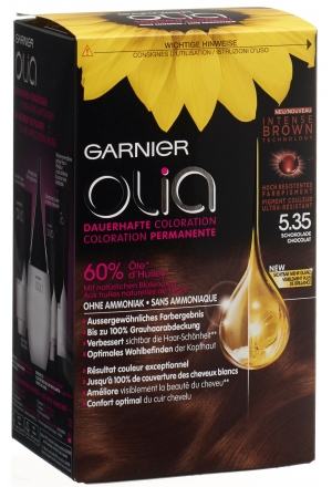 Olia couleur de cheveux 5.35 Intense Brown chocolat