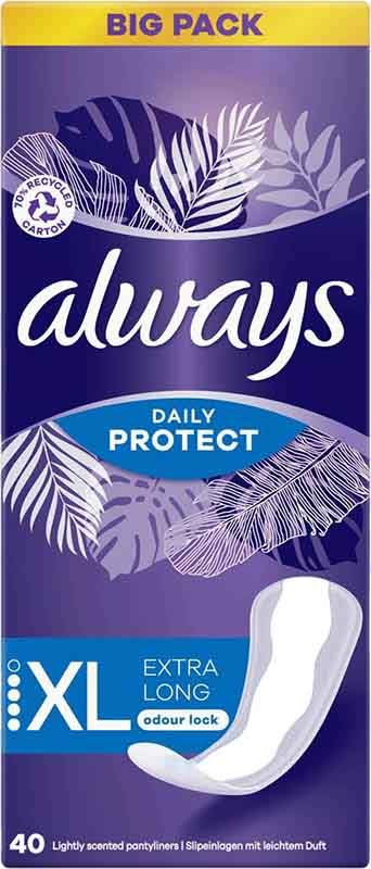 ALWAYS Slipeinl Daily Prot Ext Lo parfum BigP 40 pces